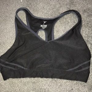 🔥Old Navy Black & Gray Sports Bra - M